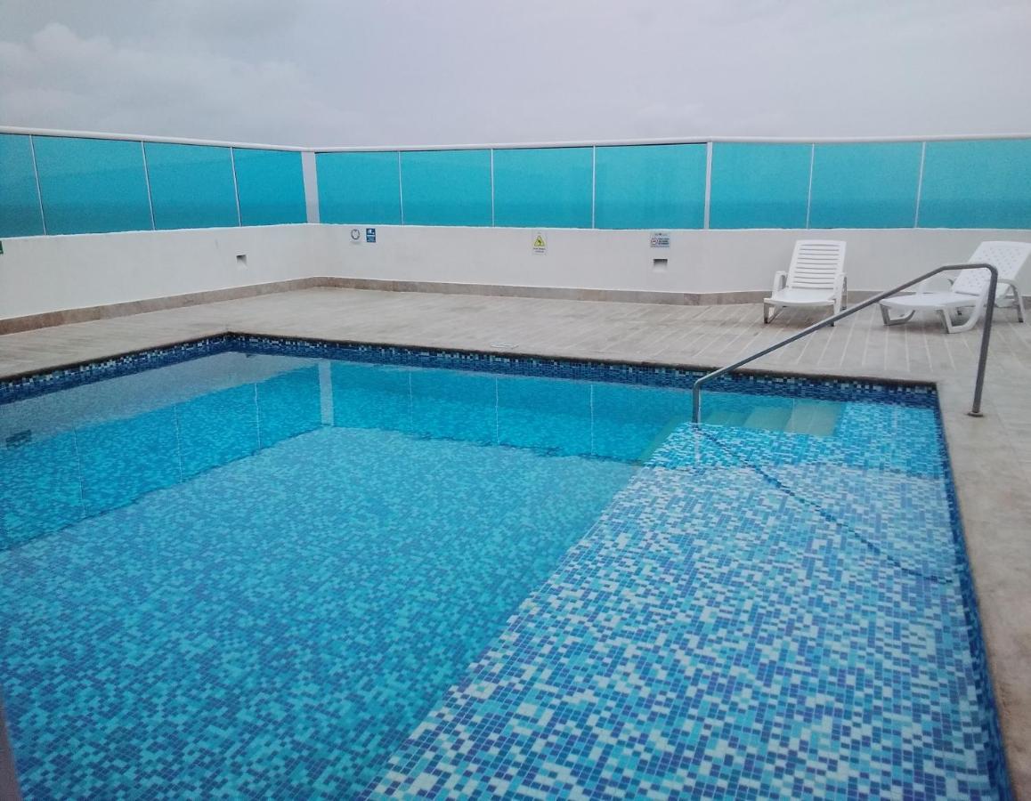 Apartamento , Vista A La Ciudad Antigua Y Playa Cartagena Exteriér fotografie
